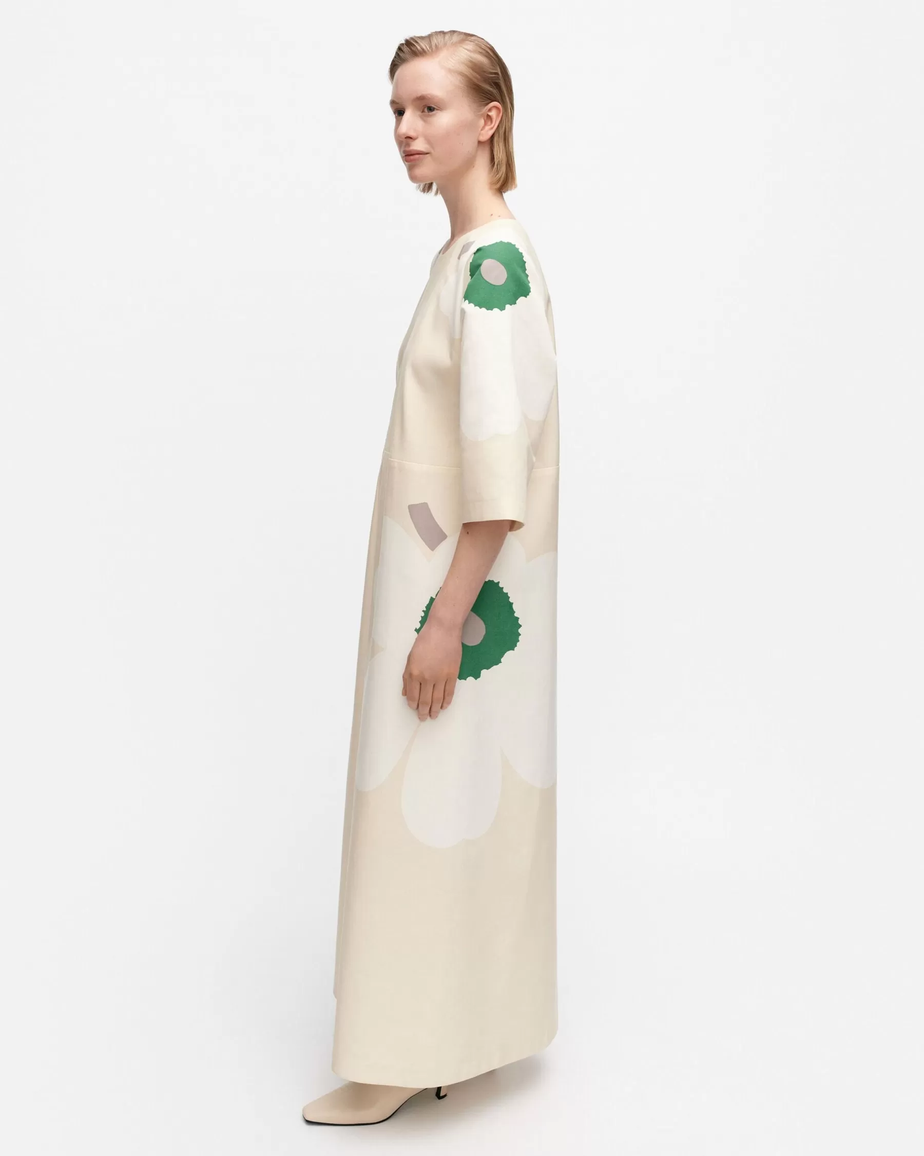 Flash Sale Marimekko Kaiku Heijastus Unikko Puuvillapellavamekko